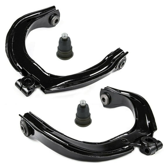 2 Pc Front Upper Control Arms   2 Pc Upper Ball Joints Suspension Left & Right Side Fits select: 2002-2009 CHEVROLET TRAILBLAZER, 2002-2009 GMC ENVOY