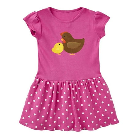 

Inktastic Hen and Chick Farm Animals Gift Baby Girl Dress