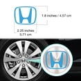 thumbnail image 2 of IPG Compatible with Crosstour Accord Element CRV CRZ Ridgeline Odyssey Pilot Logo Center Cap Overlay Wheel Tire Decals Stickers (Logo: 2.25" / Center Cap:2.75")(4 Units) (Light Blue), 2 of 6