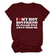thumbnail image 2 of Fiudx Ofertas y Liquidaciones Camiseta de Manga Corta Estampada con Cuello Redondo a La Moda para Mujer, Camisetas Holgadas Informales, 2 of 3
