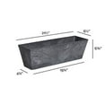 thumbnail image 2 of Root & Vessel Ella Flower Box, Black, 21.5", 2 of 3