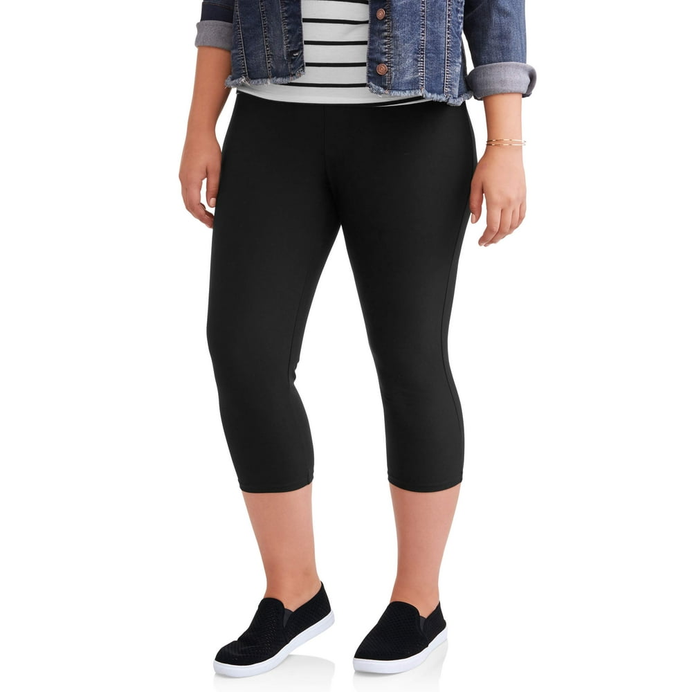 Terra & Sky Terra & Sky Women's Plus Size Capri Leggings Walmart
