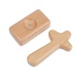 thumbnail image 5 of BESTYASH Crucifijo De Madera Color Khaki Para Con Estilo, 5 of 5