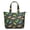 Colorful, variant on Artistic Rooster Print Travel Duffel Bag, Vintage Chicken and Egg Weekender Tote for Women, Floral Farm Design, Rustic and Country