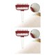 thumbnail image 1 of Naiovety Rodillo para alimentos, Pin distribuido para masas amigables, rodillo para herramientas, orificio ABSPP, inodoro, pastelería, Pizza, Rojo 2Conjunto, 1 of 1