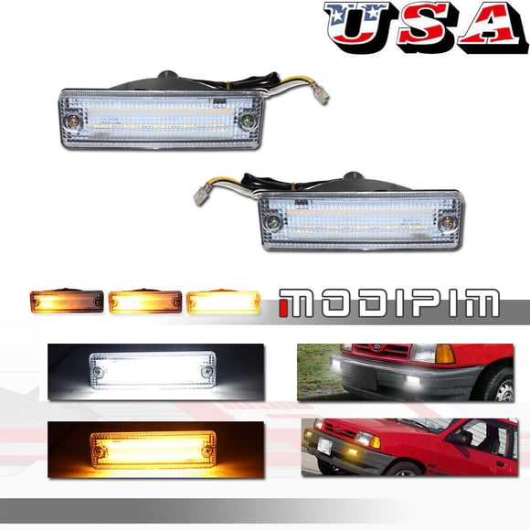 Transparent sequential switch LED DRL signal light suitable for Mazda 323 626 pickup truck-