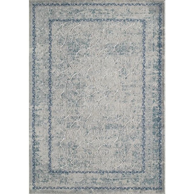 Momeni Luxe 3'11" X 5'7" Transitional Rug in Blue