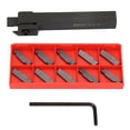 thumbnail image 2 of MGEHR1212-3 Lathe Cut Off Grooving Parting Tool Holder with 10pcs Inserts, 2 of 4