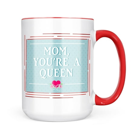 

Christmas Cookie Tin Mom You re a Queen Mother s Day Teal with Pink Heart Mug gift for Coffee Tea lovers