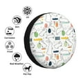 thumbnail image 4 of Yiaed Easter Rabbit Print Tire Wheel Cover, Waterproof Spare Tire Cover Fit for Jeep, Truck,Trailer, RV, SUV, Camper and Most Vehicle-16 inch, 4 of 6