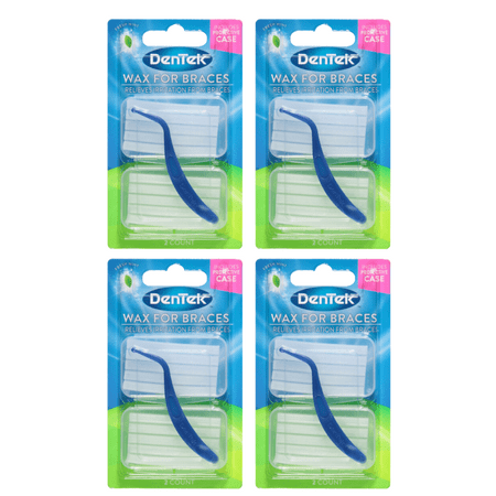 DenTek Wax for Braces, 1 CT (Pack - 4)