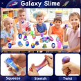 thumbnail image 3 of PIONJOY Huevos de Pascua Galaxy Slime 12 unidades, juguetes antiestrés, 3 of 7