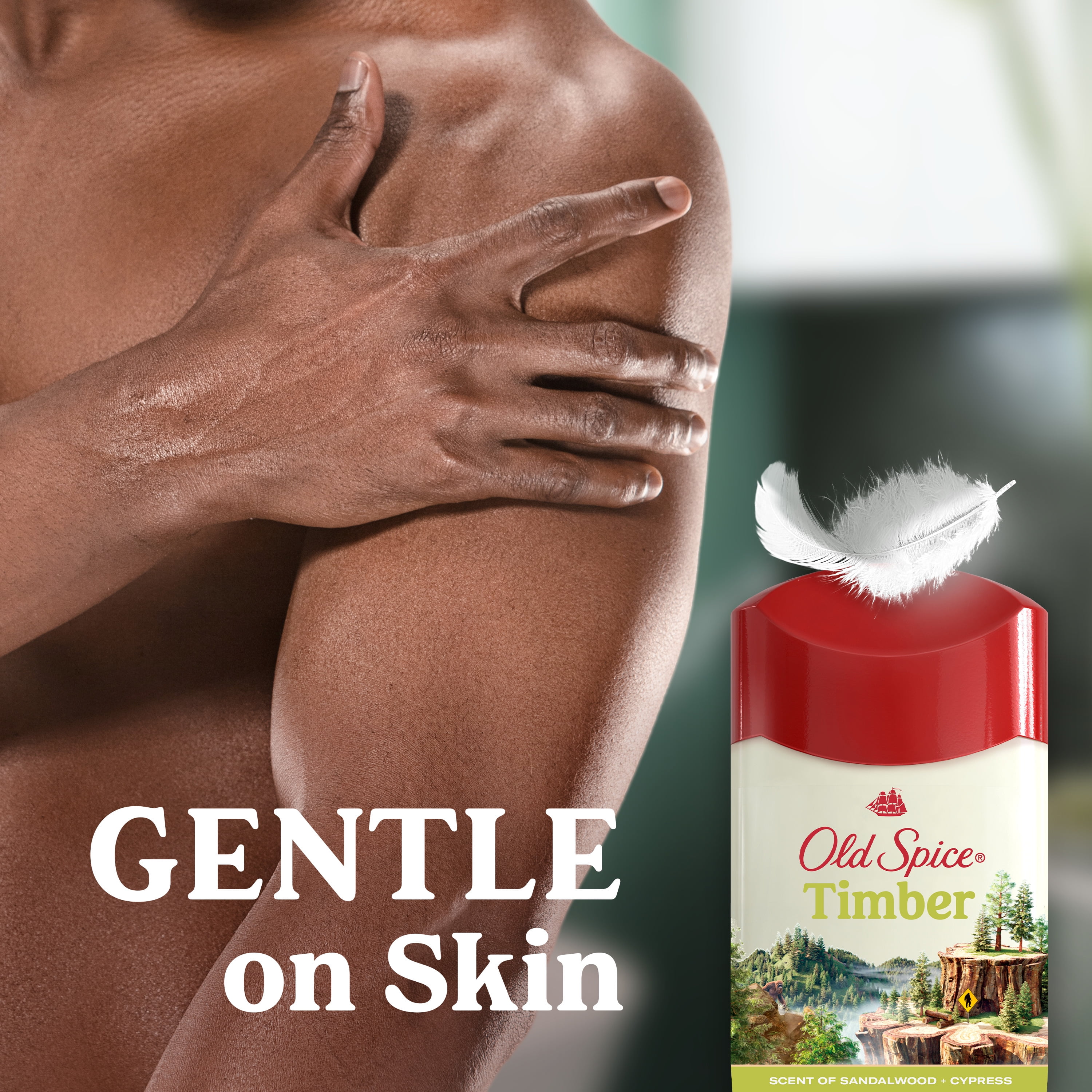 (3 pack) Old Spice Men's Deodorant, Antiperspirant Deodorant Stick, Timber with Sandalwood, 2.6 oz (2 Pack)