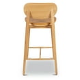 thumbnail image 5 of Poly and Bark Bonato Leather Counter Stool in Caramel Tan/Oak, 5 of 9