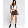thumbnail image 2 of Adidas Women's French Terry Pull-On High-Waisted Active Shorts Black XS, $35 NWT, 2 of 6