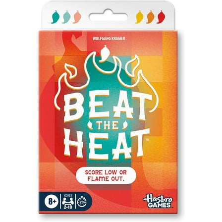 Beat the Heat Card Game for Kids, Teens, and Adults, Family Games for 2-10 Players, Ages 8 and up