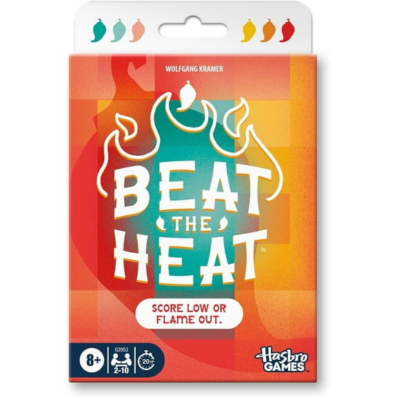 Beat the Heat Card Game for Kids, Teens, and Adults, Family Games for 2-10 Players, White Elephant Gifts, Ages 8 and Up