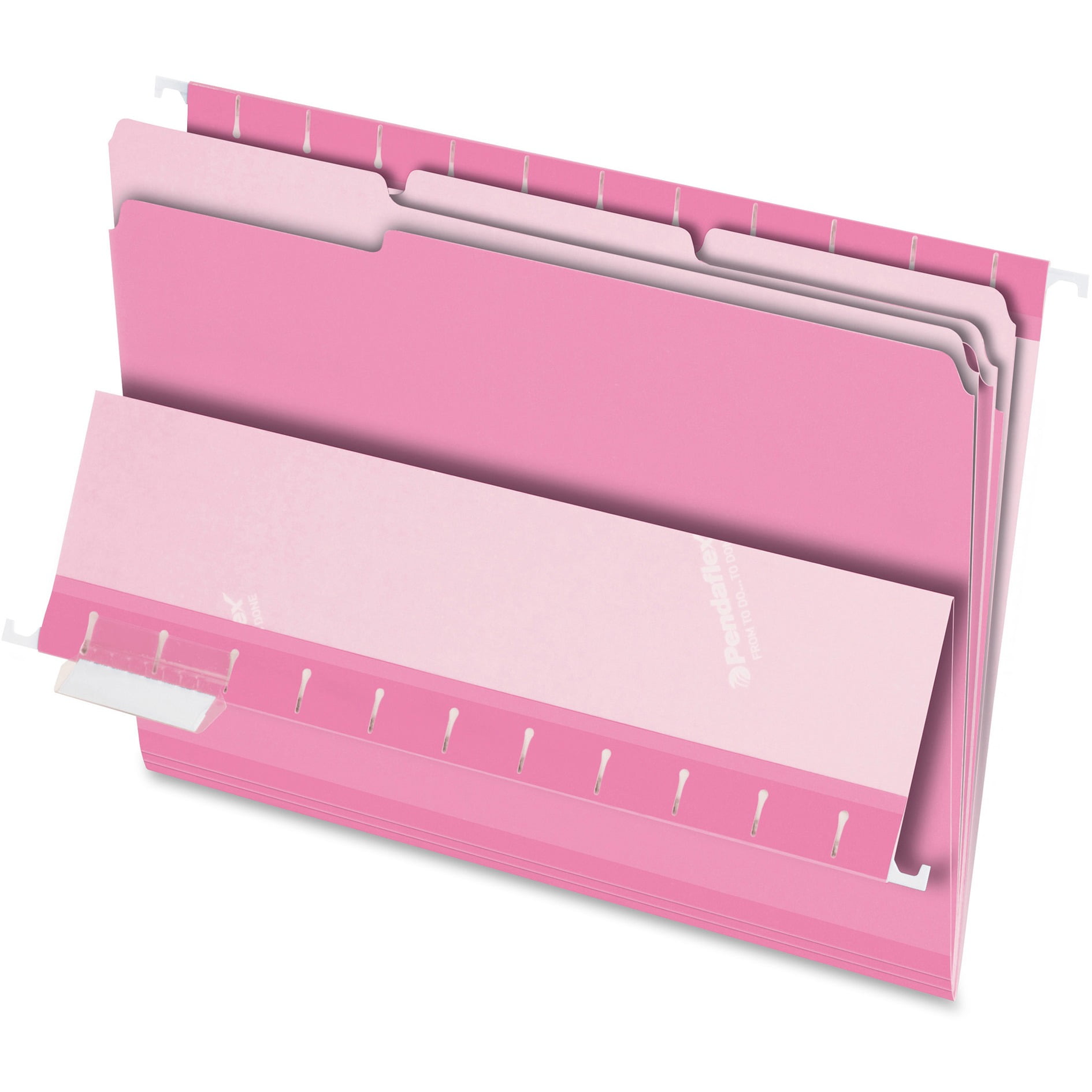 Pendaflex, PFX421013PIN, Pink Interior Folders, 100 / Box, Pink