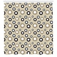 thumbnail image 3 of Ambesonne Geometric Shower Curtain, Vintage Circules, 69"Wx84"L, Multicolor, 3 of 3