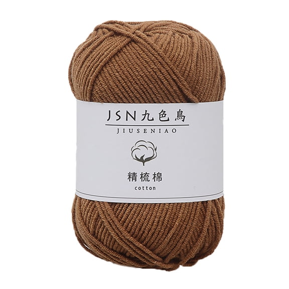 4 Ply Milk Cotton Yarn, Crochet Yarn and Knitting Yarn, for Baby Crafts, Dolls and Crochet