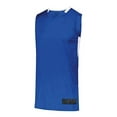 thumbnail image 2 of Augusta Sportswear M Boys Step-Back Basketball Jersey Royal/White 1731, 2 of 2