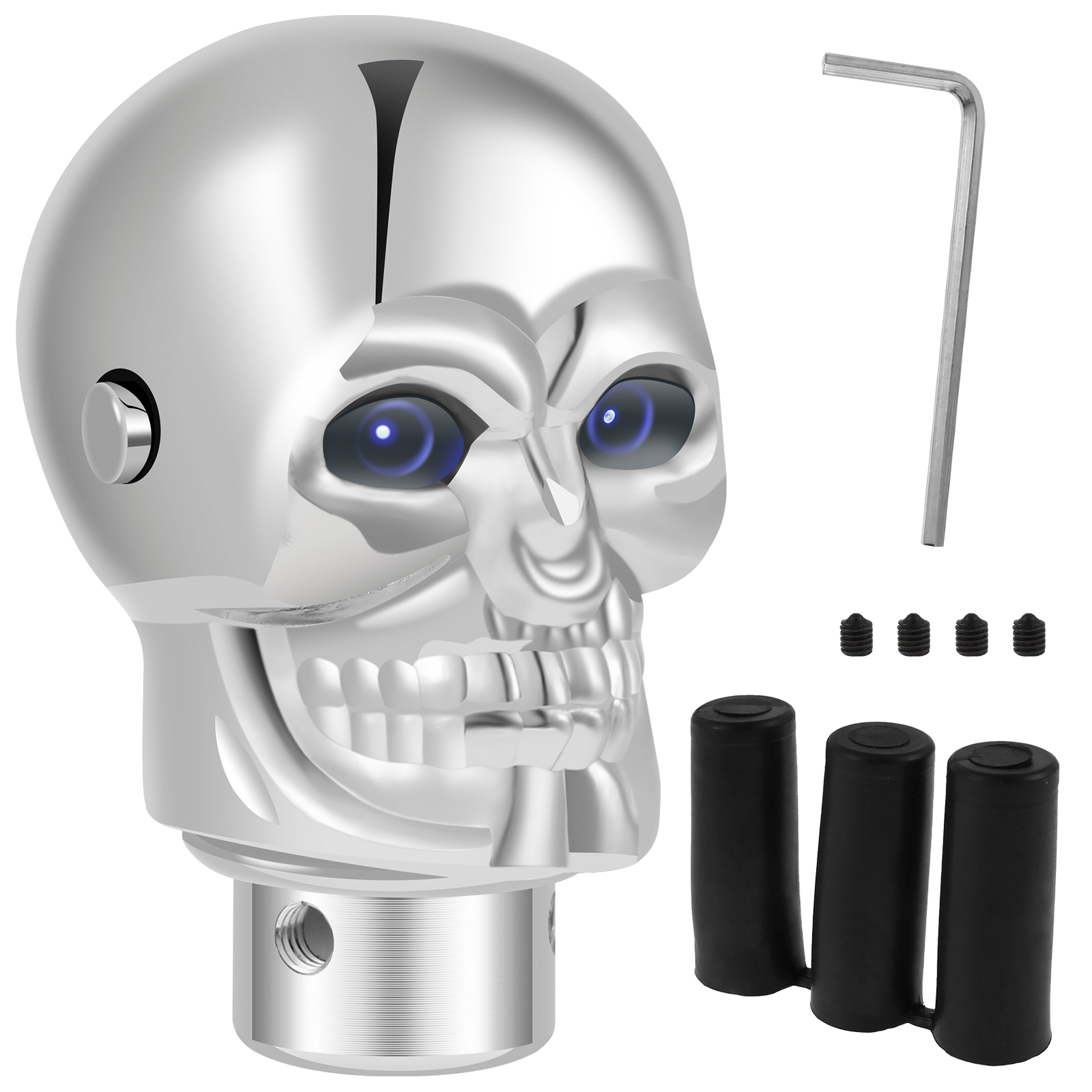 Threns Skull Shifter Knob Metal Skull Gear Shift Head Fashion Skeleton