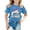 Sky Blue, variant on DGQPLPD Girls Tops Casual Short Sleeve Tee for Kids Fashion Print Lightweight Summer Top for Girls Pink 6-7 Years