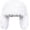 White-20, variant on 2026 New Bunny Beanie Hat Women Y2k Cute Plush Fluffy Rabbit Cap Winter Outdoor Slouchy Grunge Skull Cap Festival Dress up Costume ( Black )