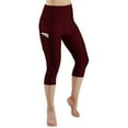 thumbnail image 2 of GEWSEY Cotton Modal Capri Leggings | Super Soft | Lightweight , M, 2 of 8