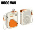 thumbnail image 1 of Magnetic Power Bank, 3-in-1 Wireless Wall Charger Fast Charging with Foldable AC Wall Plug, USB-C Cable, Foldable Stand, 1 of 8