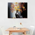 thumbnail image 2 of PRATYUS Canvas Wall Art Picture 20x16in for Living Room Bedroom Fall Decor Abstract Flower 20x16in, 2 of 3