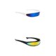 thumbnail image 1 of Paquete de 2 gafas de sol Zulema escudo de cíclope visera lente espejada, 1 of 8