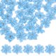 thumbnail image 1 of Uxcell 200-pack Flores de Cinta de Satén, Flores de Tela Mini de 1.2 Pulgadas con Strass para Manualidades y Proyectos de Bricolaje Azul, 1 of 1