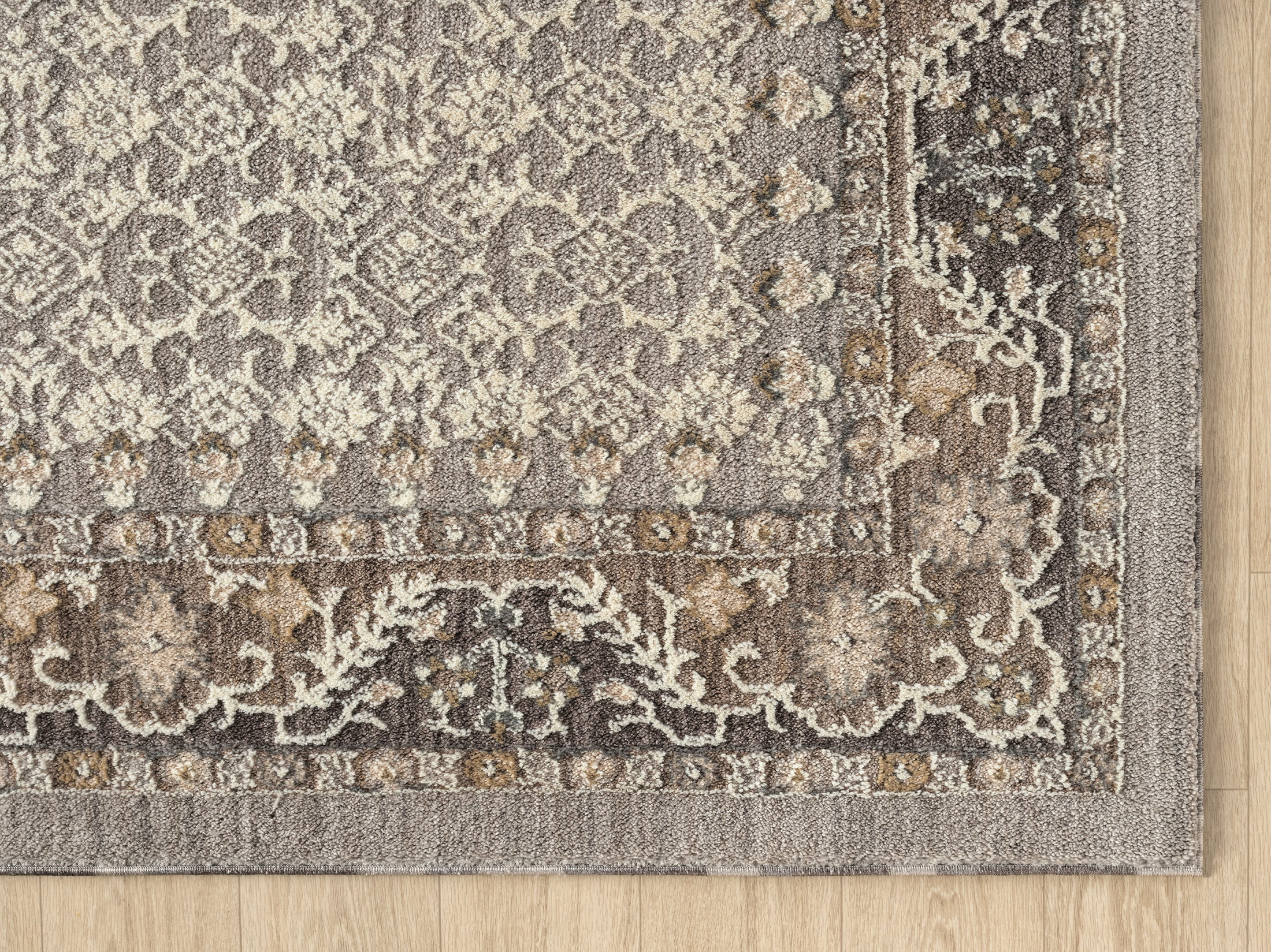 United Weavers Utopia Rosario Oriental Border Accent Rug, Grey, 1'10" x 3'