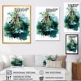 thumbnail image 4 of Designart "Mexican Art featuring Chichen Itza I" People Framed Wall Art - Global Green Mexican Art Entryway Framed Wall Art Print, 4 of 6