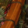 thumbnail image 2 of Haute Decor, Holiday Decorative Garland Twist Ties, 6-Pack, 20-inch, Olive Green, 2 of 5