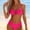 Hot Pink, variant on Sentmoon Two Piece Swimsuit for Women Bikini Plus Size Women's Swimsuits Curvy Solid Color Spaghetti Strap Women Bathing Suit Beach Vacation Essentials for Vacation and Resort Wear S