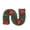 C, variant on 104.7inch Christmas Garlands Artificial Rattan with Flowers and Balls Ornaments Xmas Decor Garland for Fireplace Mantel Staircase