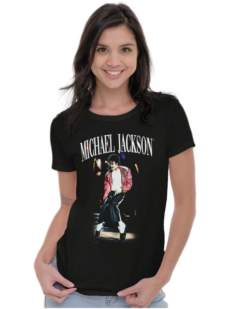 Michael Jackson Thriller Toe Stand Womens Slim Fit Graphic Tee