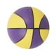 thumbnail image 2 of pelota de baloncesto infble de 9 ", ños, morado y amarillo Zulema mini baloncesto, 2 of 8
