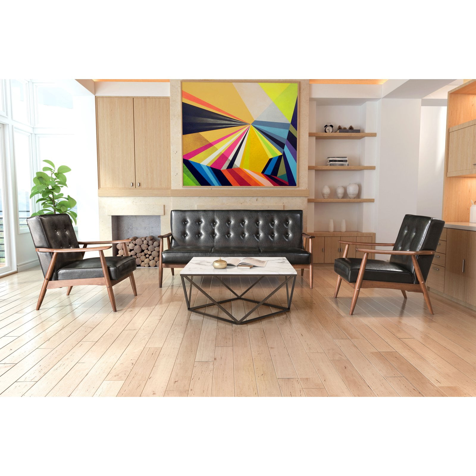 Rocky Sofa Black