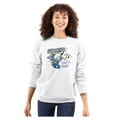 thumbnail image 3 of Wyoming WY Hiking Mountains Smurfs Sweatshirt for Men or Women Brisco Brands M, 3 of 6