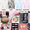 thumbnail image 4 of KAINSY Custom Giraffe Toddler Nap Mat with Blanket and Pillowcase, Personalized Pink Black Plaid Kids Sleeping Bag with Name, Soft Slumber Bags for Girls Preschool, Daycare, Travel, and Sleepovers, 4 of 8