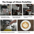 thumbnail image 3 of Bottomless Portafilter 54mm For Breville Barista Series And Espresso, 3 of 5