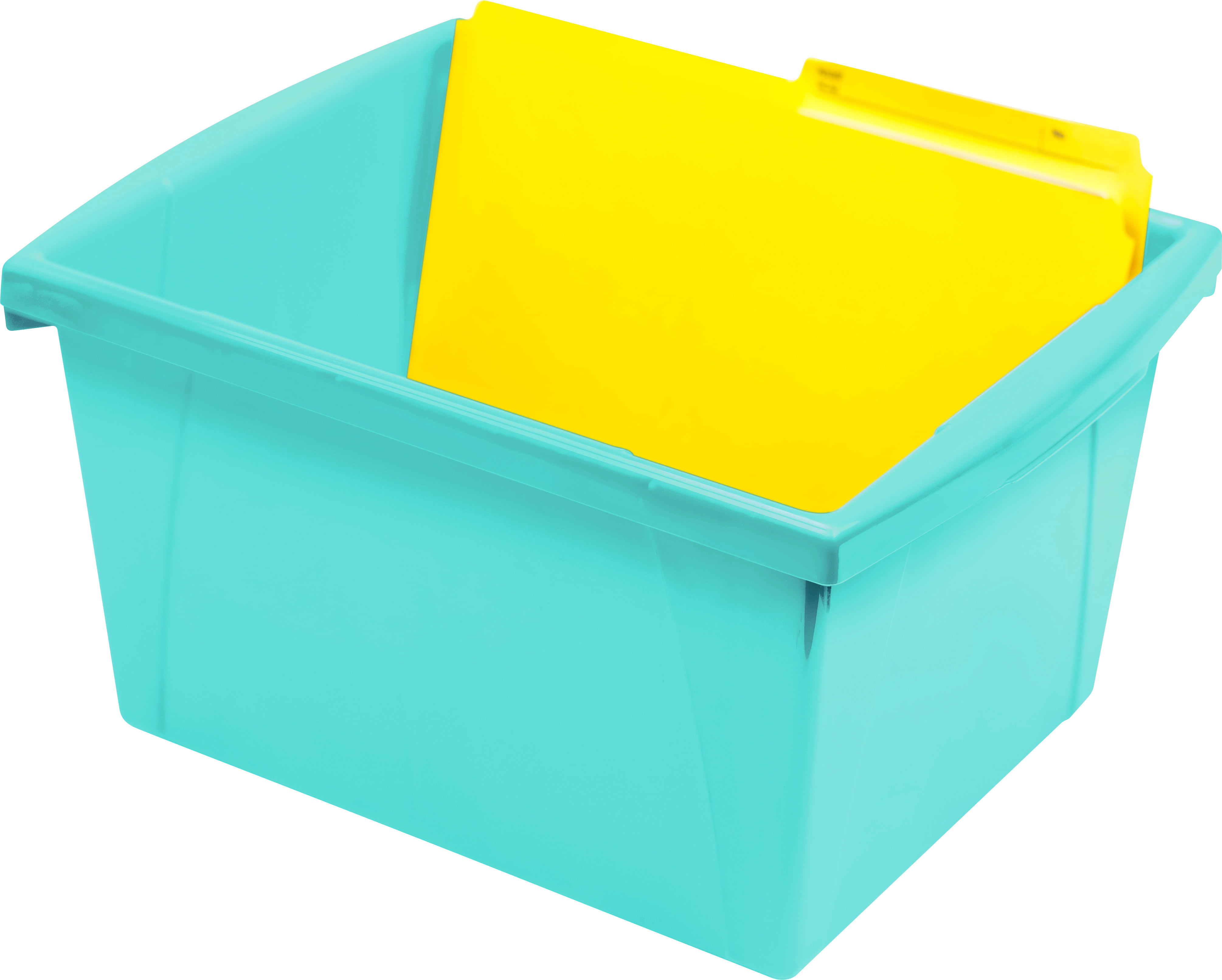  Storex 4 Gallon Storage Bin with Lid – Plastic