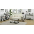 thumbnail image 5 of Pemberly Row Transitional Console Table in Faux Birch Gray Wood Finish, 5 of 6