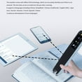 thumbnail image 3 of Stylo de Lecture, Double Microphone Réduction de Bruit HD Massif Mot Anglais Thésaurus Lecteur de Scan Stylo Fonction d'Enregistrement Traducteur de Langue Portable pour Voyage, Étude, 3 of 8