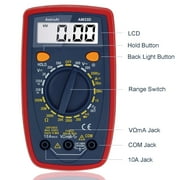 AstroAI Digital Multimeter Voltage Tester 2000 Counts with Ohm Volt Amp and Diode Voltage Meter, Electrical Tester Volt Ohm Amp Meter, 1Pack