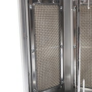 3000W Stainless Steel Infrared Doner Kebab Machine, LPG-Powered Vertical Rotisserie with Automatic Rotation, 110V US Plug