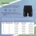 thumbnail image 7 of inlzdz Kids Girls Volleyball Bike Shorts Sheer Mesh Shorts Stretch Athletic Gymnastics Shorts Dance Black 6, 7 of 7